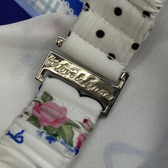 For Love & Lemons Women’s Mae Floral Strapless Slip Midi Dress – Ivory/Multi XS - Picture 8 of 13